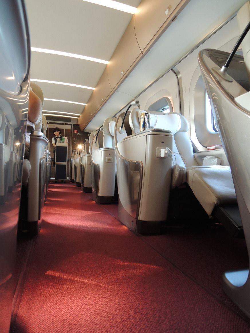 first class train travel japan