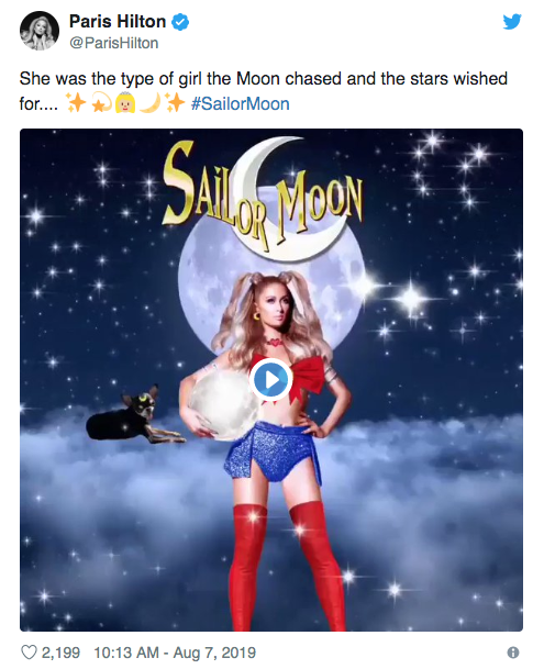 Paris Hilton S Sailor Moon Cosplay And Character Description Are