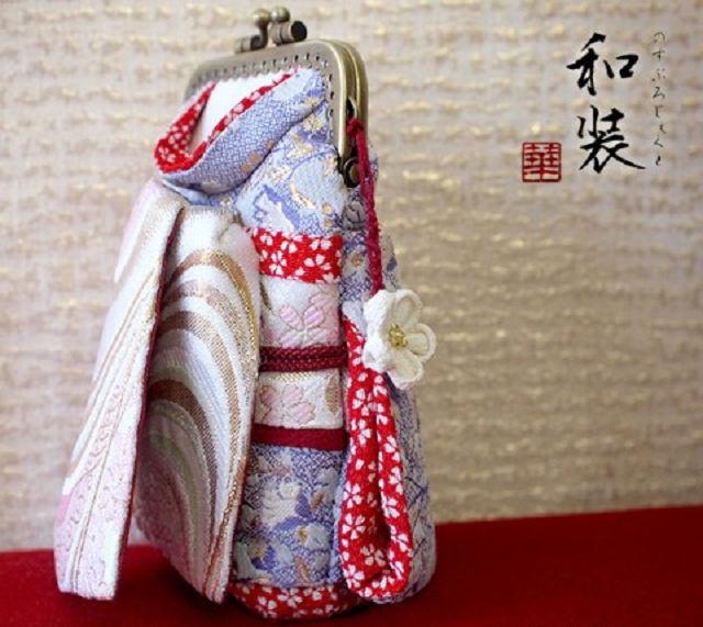 Sashiko purse (red) | 丸益西村屋
