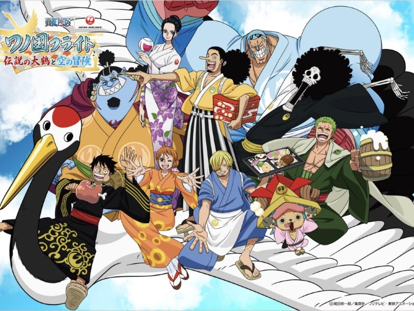 Japan Airlines and 'One Piece' team up for Wano Country airplane and ...