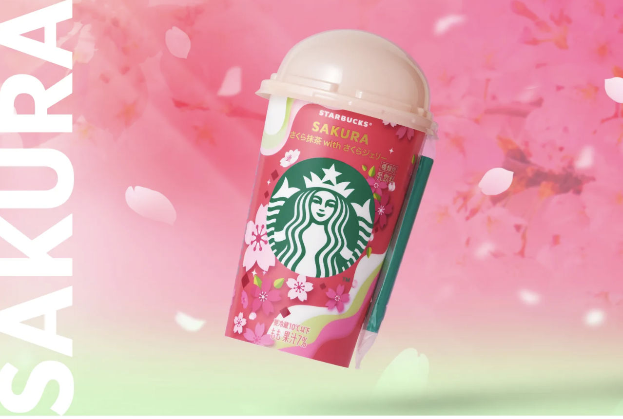 Welcome cherry blossom season with new drinks at Starbucks Japan :  Starbucks Stories Asia