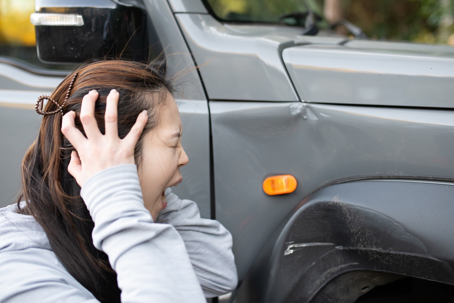 What should you do if you get into a car accident in Japan?