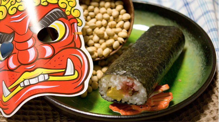 What Is Setsubun And Why Do Japanese Eat Ehomaki Without Talking For Good Luck Japan Today