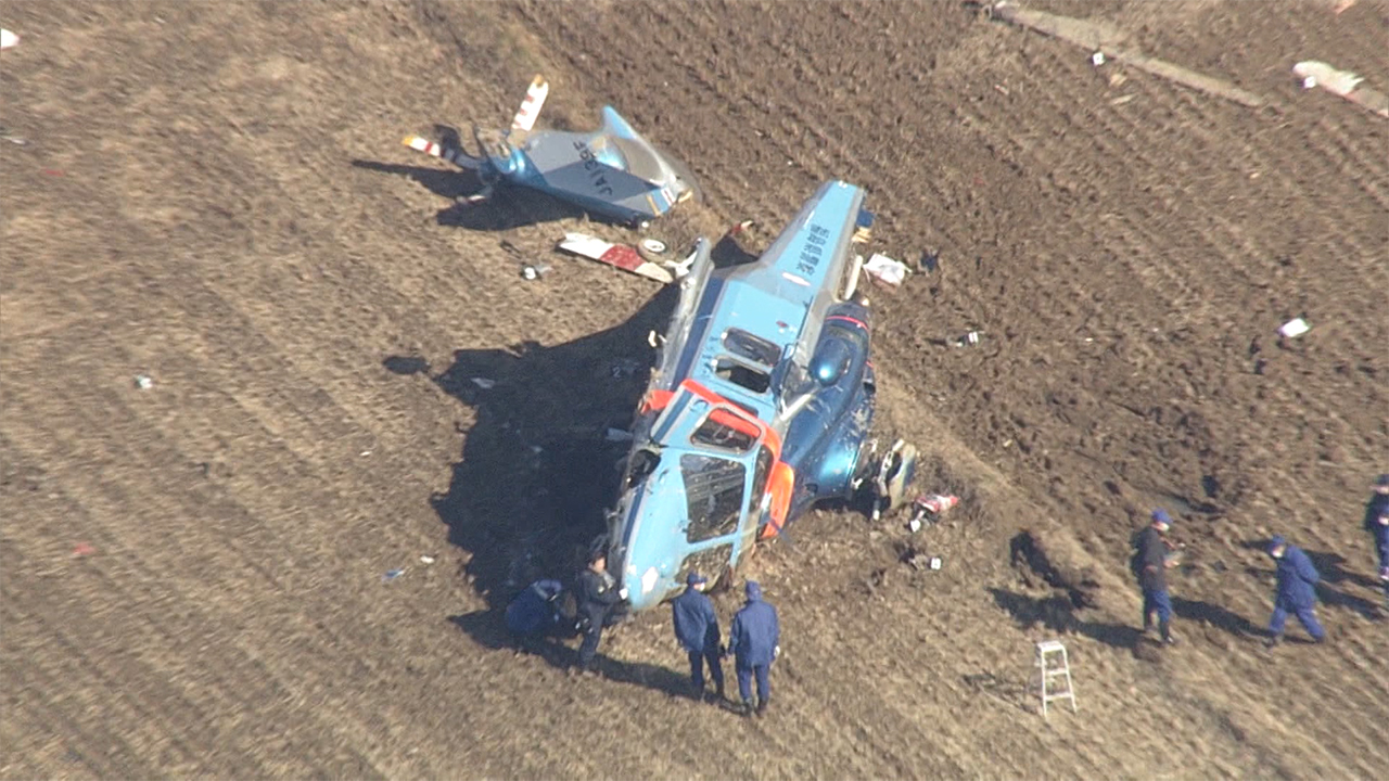 7 injured after police helicopter crashlands in Fukushima Pref Japan