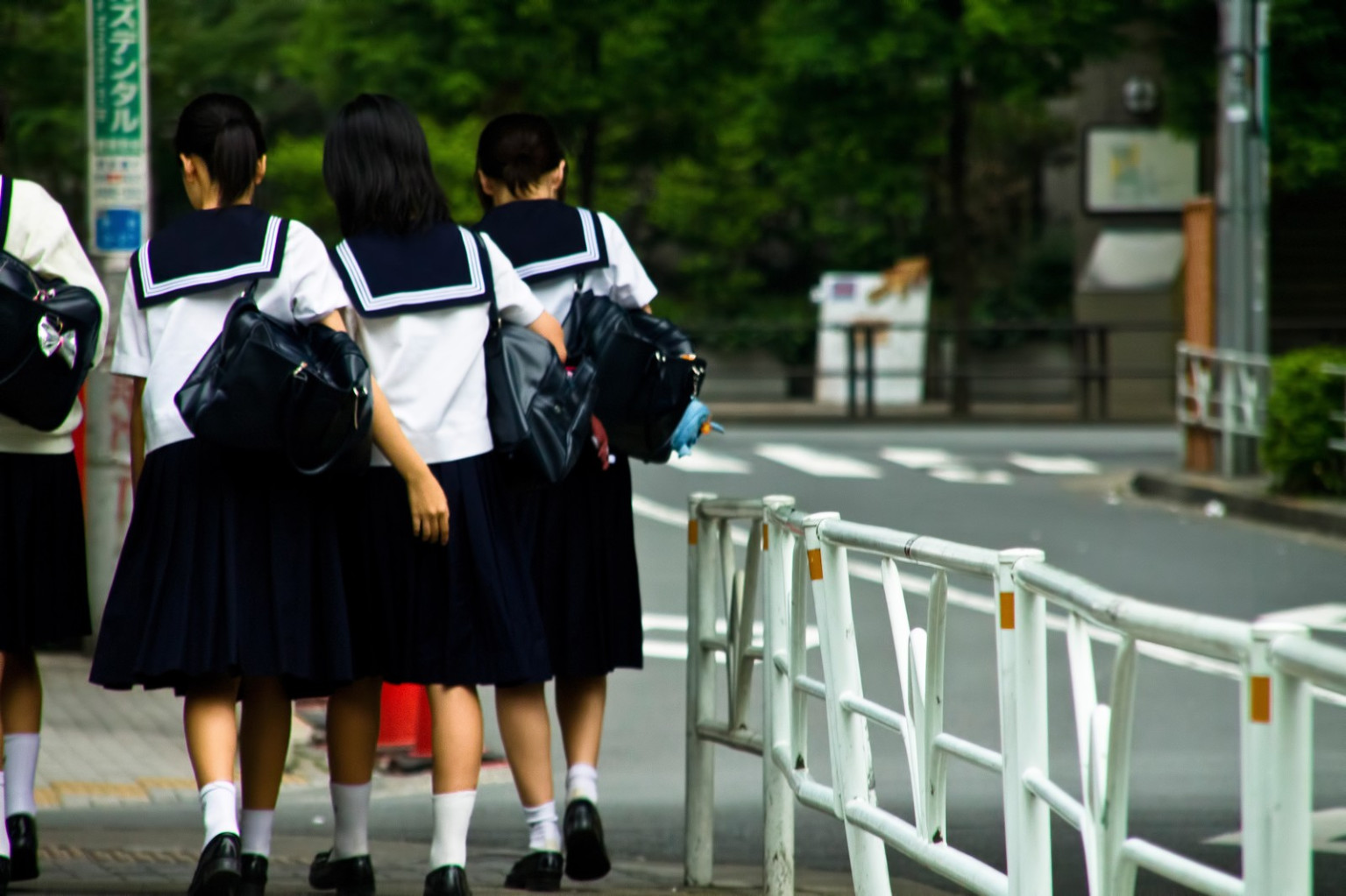 японские школьники фото