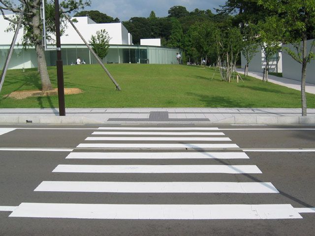 While crossing a road without zebra crossing, one must proceed only if