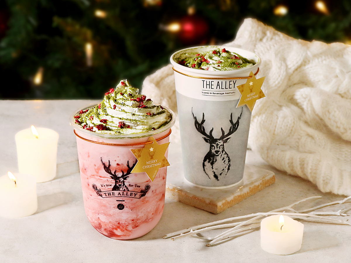 Japanese Bubble Tea Stand Gets Into The Festive Season With Christmas