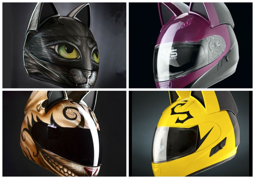 Neko motorcycle helmets - Japan Today