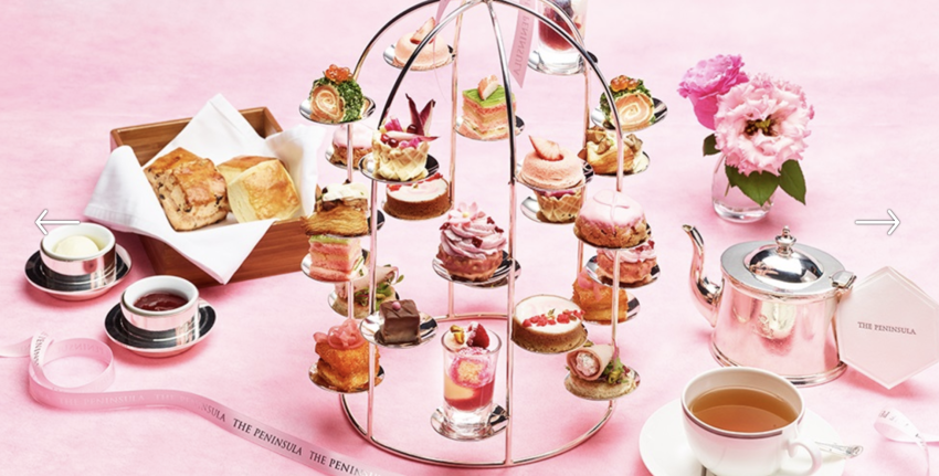 Pink afternoon tea at The Peninsula Tokyo supports Breast Cancer ...