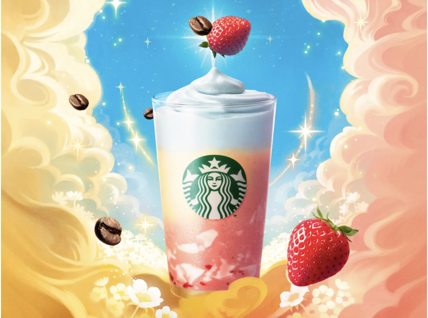 Starbucks releases a color-changing Frappuccino in Japan