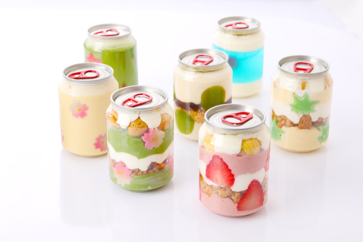 Multilayer Canned Cakes : canned cake