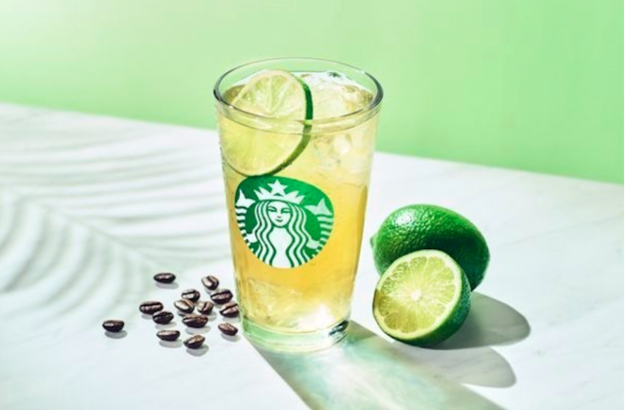 on sale Starbucks China 2023 Natural online series Green apple