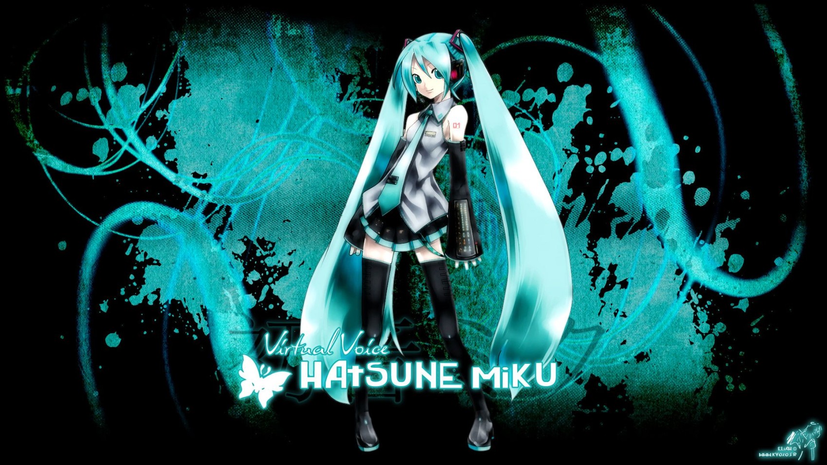 Anime / Hatsune Miku, Louis Vuitton and Marc Jacobs designed her  (holographic) dress