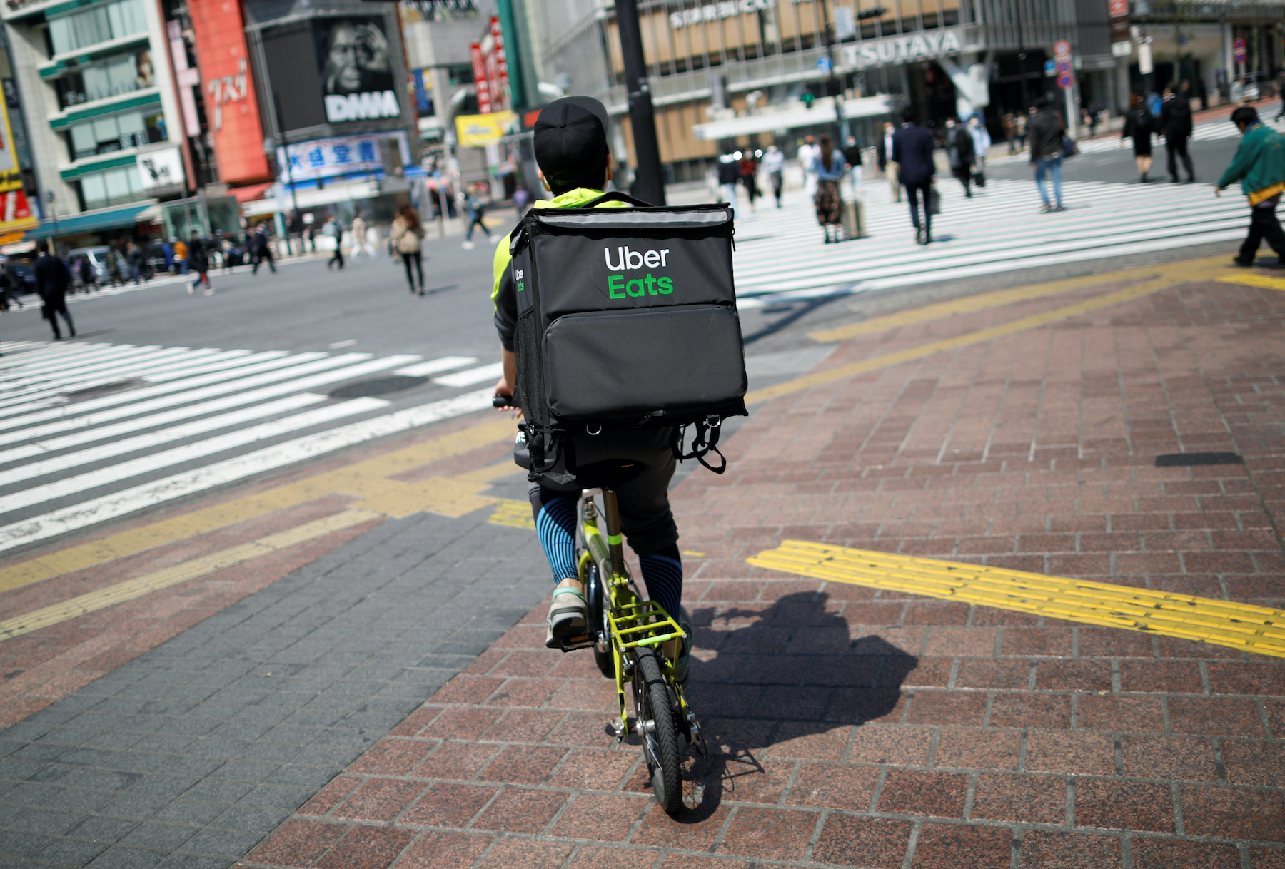 uber eats sign up bicycle