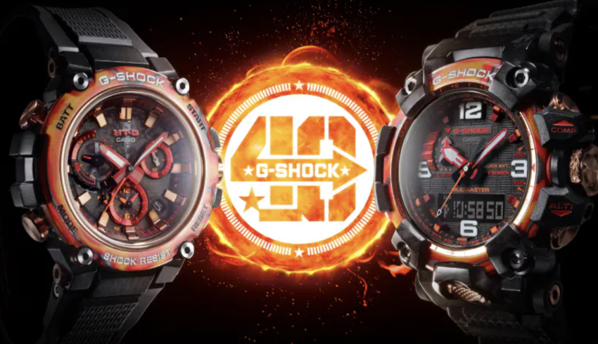 Casio to release flare red models for G-SHOCK 40th anniversary