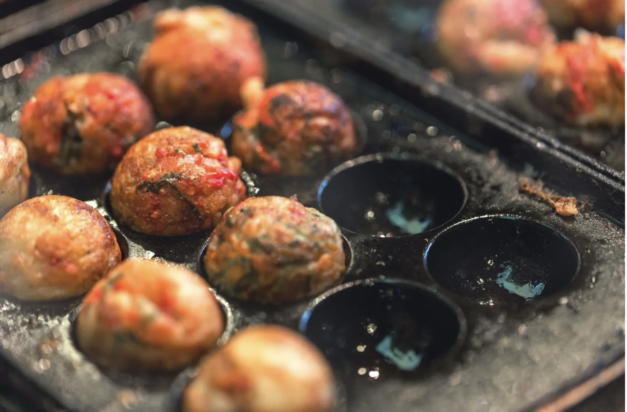 Takoyaki – Sausage yaki