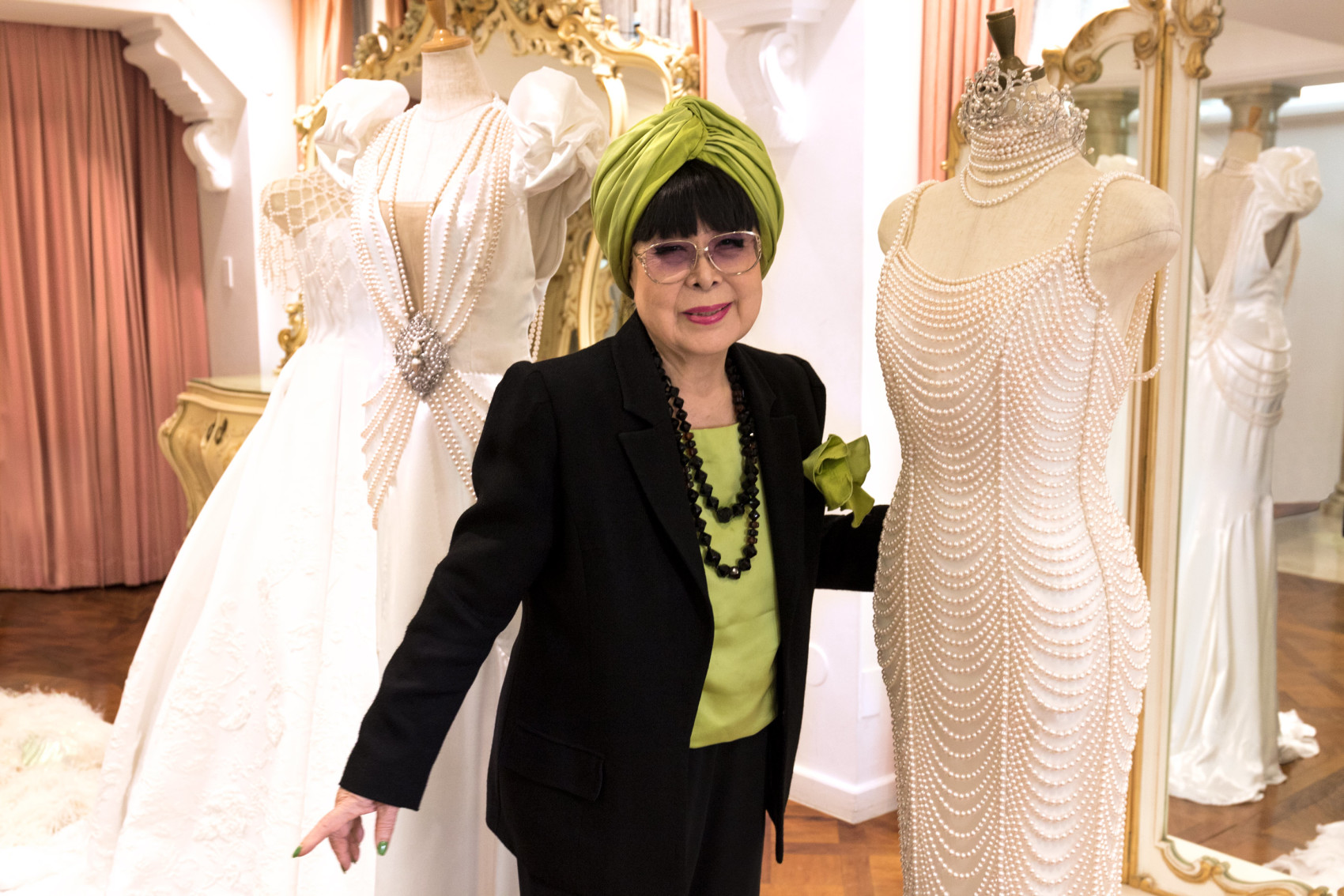 Renowned bridal designer Yumi Katsura’s walk down the aisle to