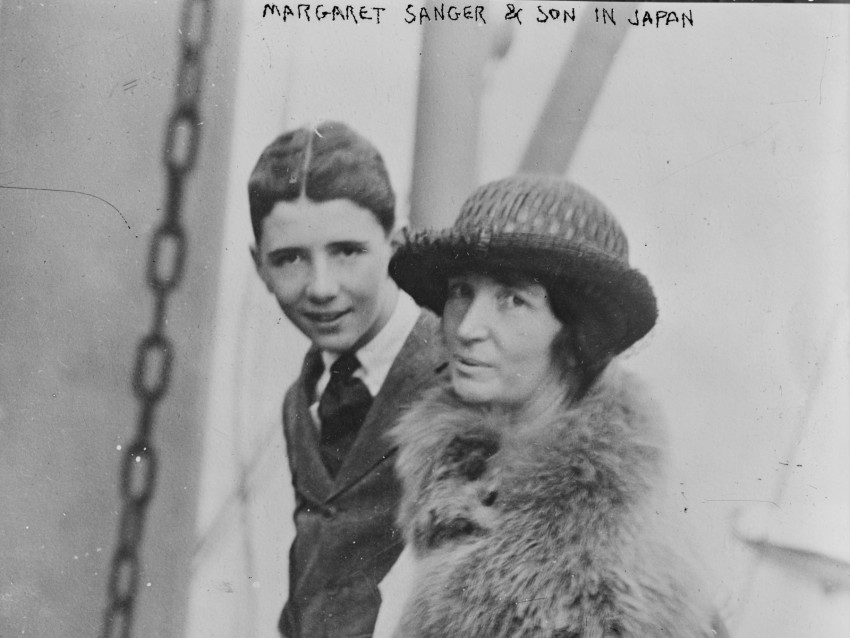 Margaret Sanger and son 1922