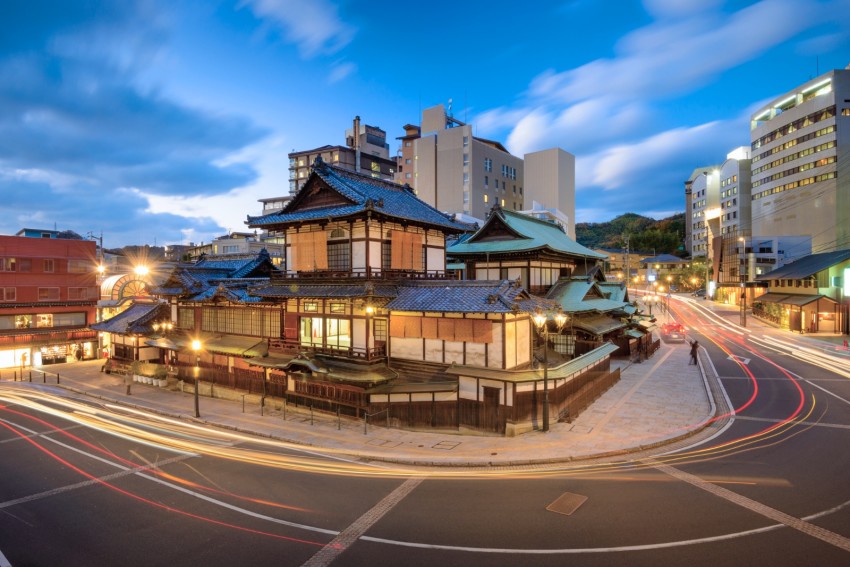 Dogo Onsen, one of the most photographed places in Ehime Prefecture.