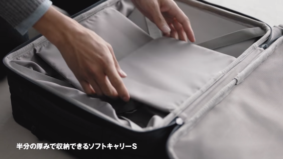 muji 35l suitcase