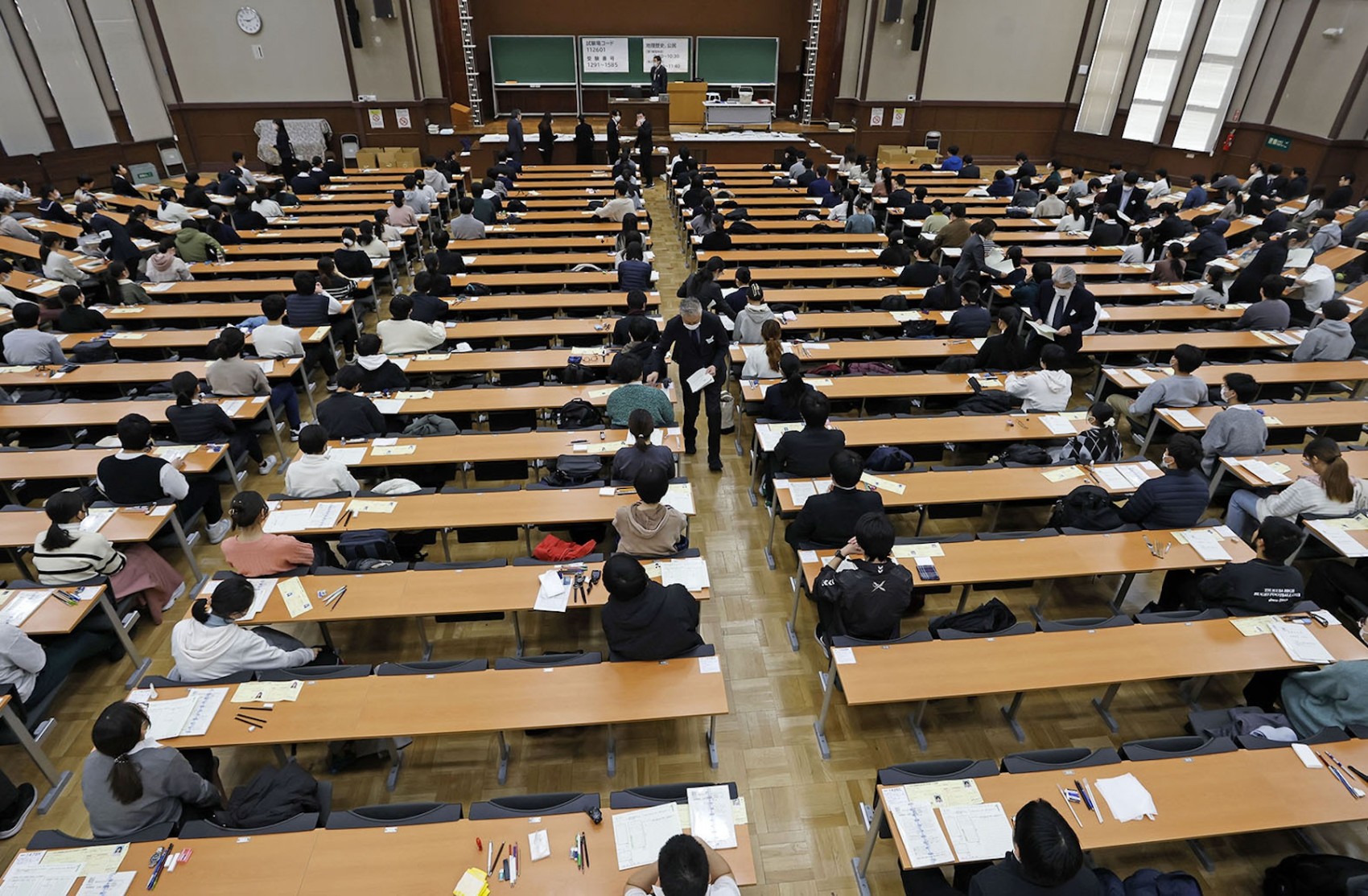 University entrance exams begin across Japan