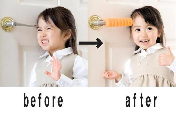 How to stop kids from walking into door handles - Japan Today