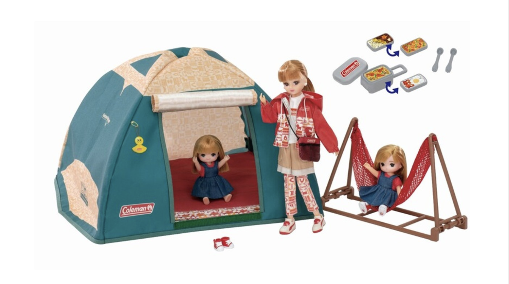 Barbie coleman camping outlet set