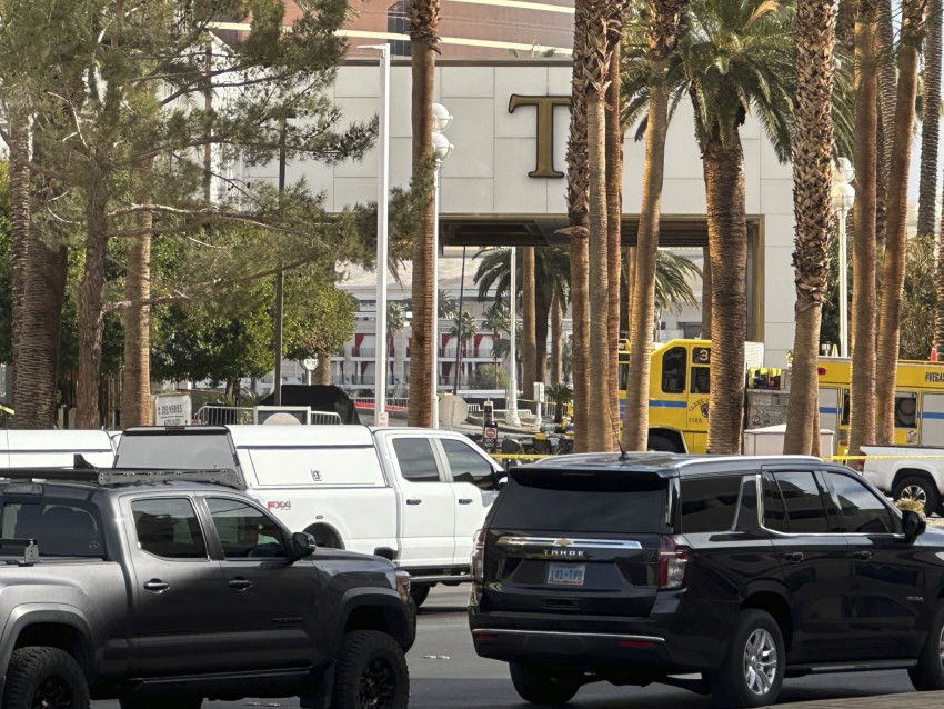 1 person dies after Tesla Cybertruck catches fire and explodes outside Trump's Las Vegas hotel