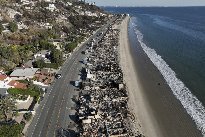 California Wildfires Ocean Pollution