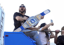 Dodgers Parade Baseball