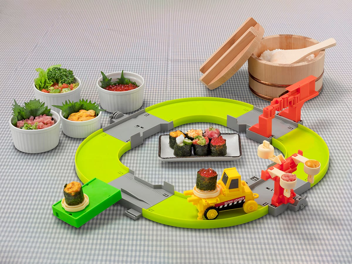 Sushi Roll Factory toy combines automatic sushi maker and sushi