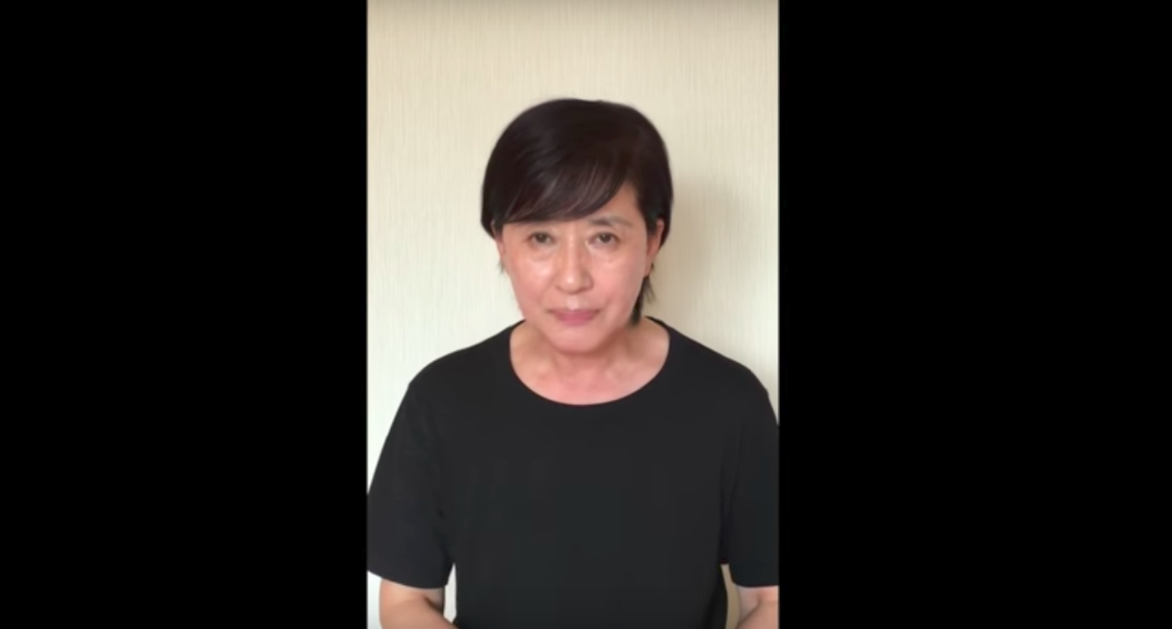 Actress Kazuyo Matsui talks about husbands affair; asks foreign media for support in YouTube video picture
