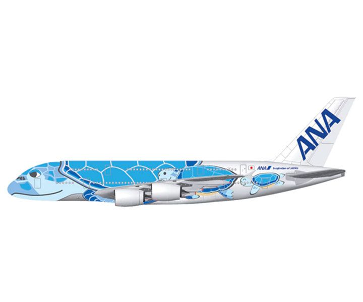 ANA selects iconic 'Flying Honu' design for special edition A380