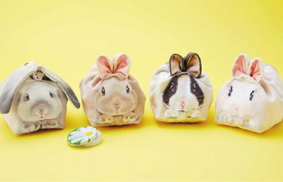 Cute Japanese bunny bags store your items and keep you company at