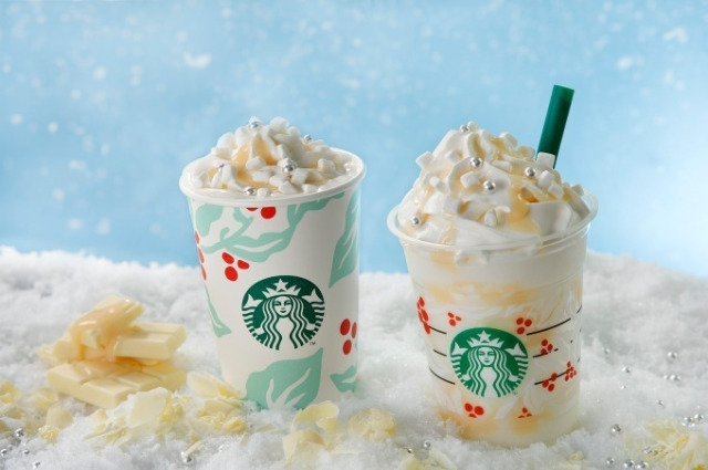 starbucks japan white chocolate christmas snow frappuccino