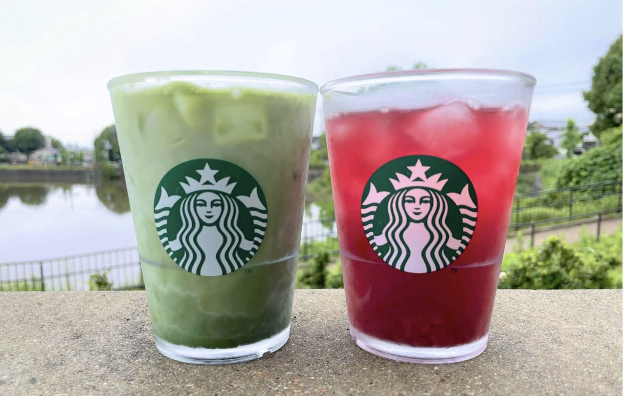 Trying Starbucks Japan's secret limited-time Iced Matcha Tea Latte 【Taste  Test】