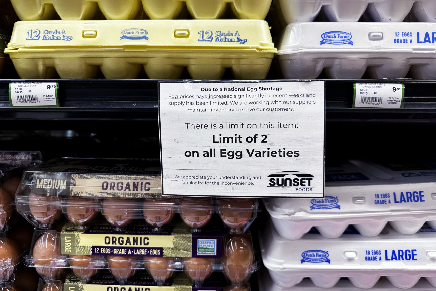 Egg prices in U.S. continue to hit records, but some relief may be coming