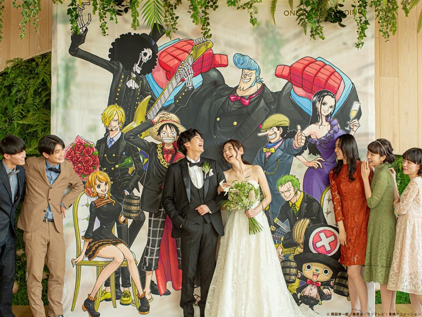 Man and woman wedding anime illustration HD wallpaper | Wallpaper Flare
