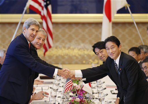 Kerry, Hagel lay wreath at Japan's national cemetery - Japan Today