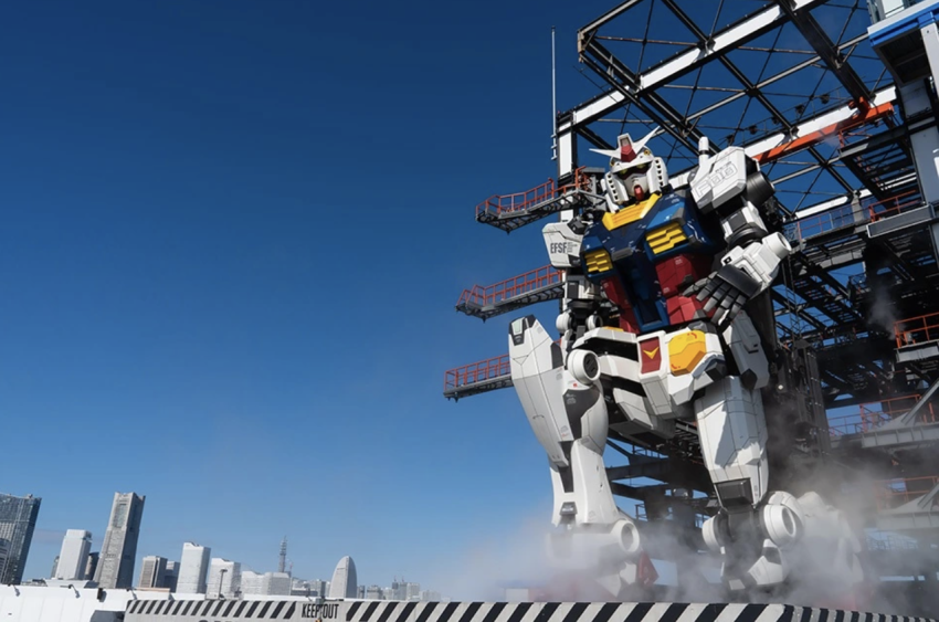Great Gundam news! Japan's life-size moving giant robot statue won