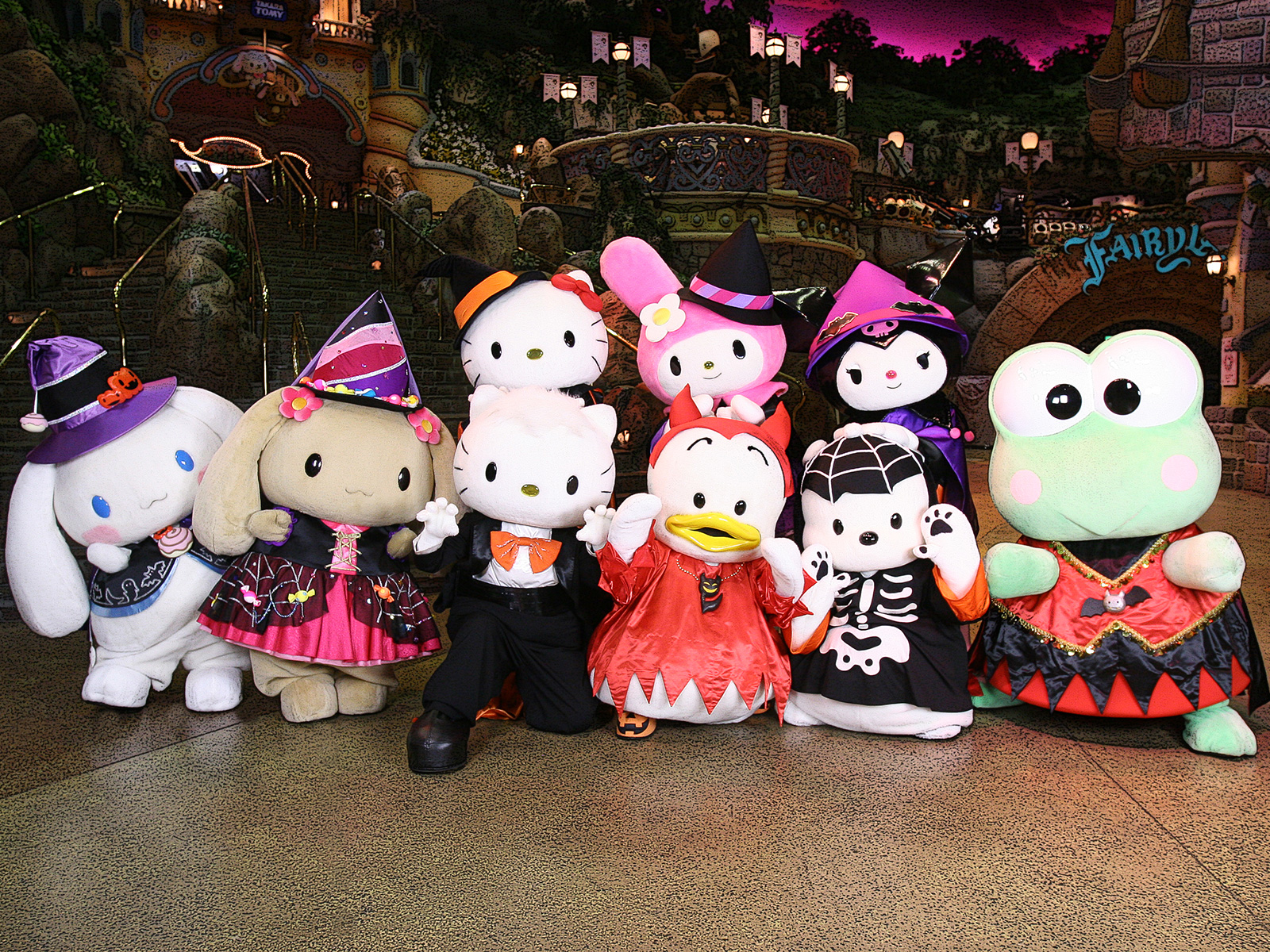 Hello Kitty Land Tokyo hosts its first HalloweenCosplay party Japan