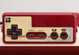 A Nintendo Family Computer controller.