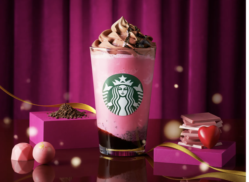 Starbucks Japan releases new Ruby Chocolate Frappuccino for Valentine’s ...